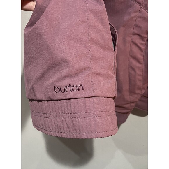 Burton Jacket Women’s Medium White Collection Hot Tottie Dryride Purple Plum - Picture 5 of 11